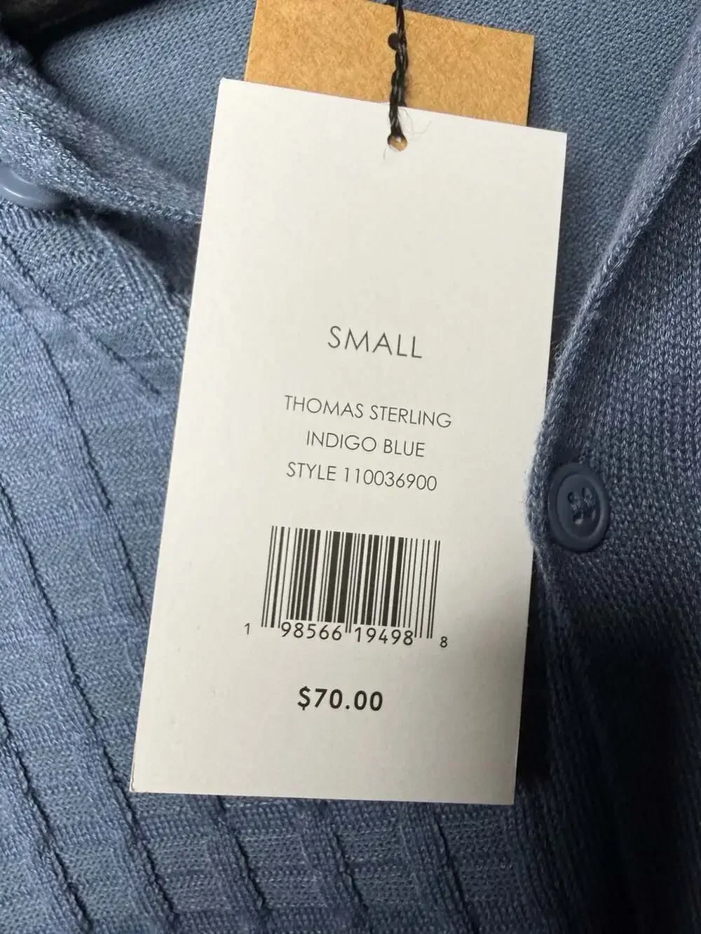Thomas Sterling sterling button